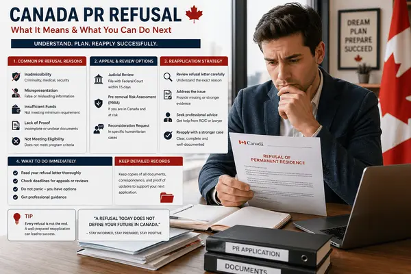 Canada PR Refusal: 5 Critical Steps After Your Application