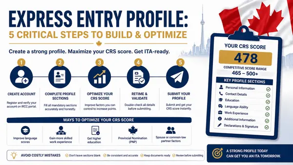 Express Entry Profile: 5 Critical Steps to Build and Optimize