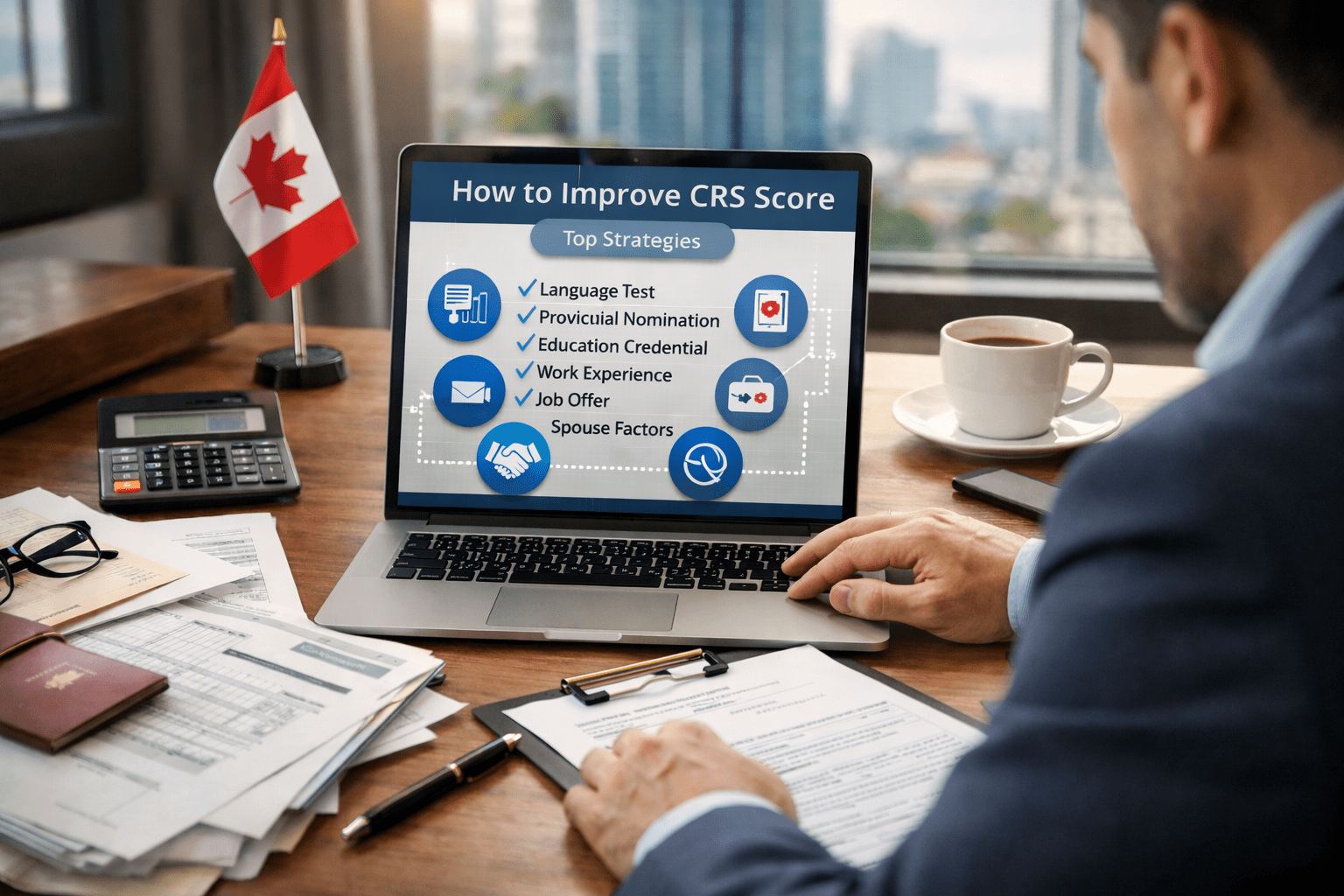 how to improve CRS score Express Entry Canada ranking strategies 2026