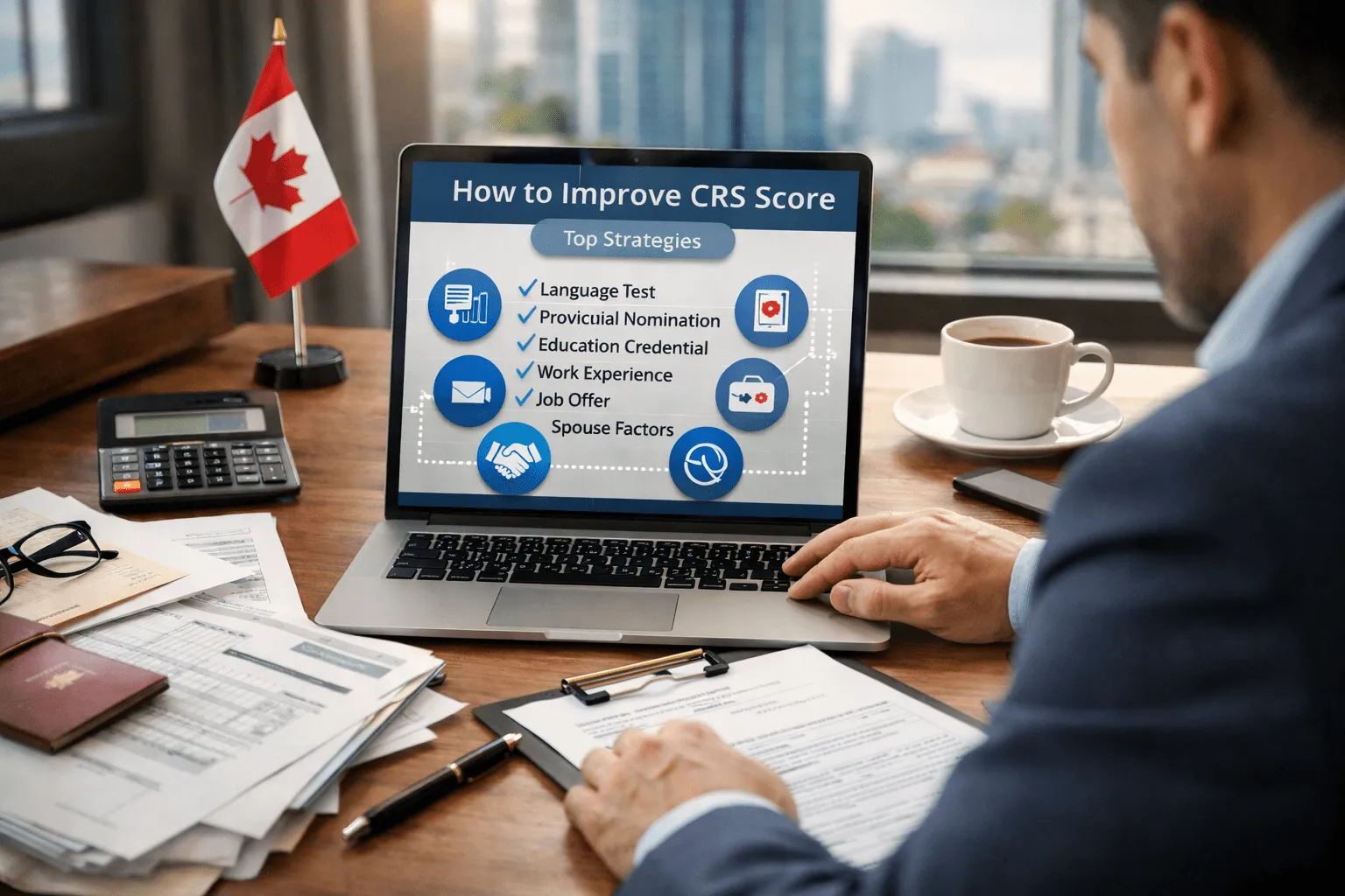 how to improve CRS score Express Entry Canada ranking strategies 2026