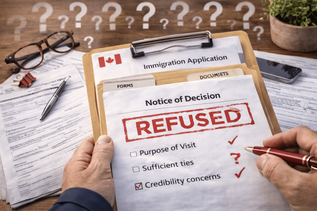 immigration application refused Canada IRCC assessment