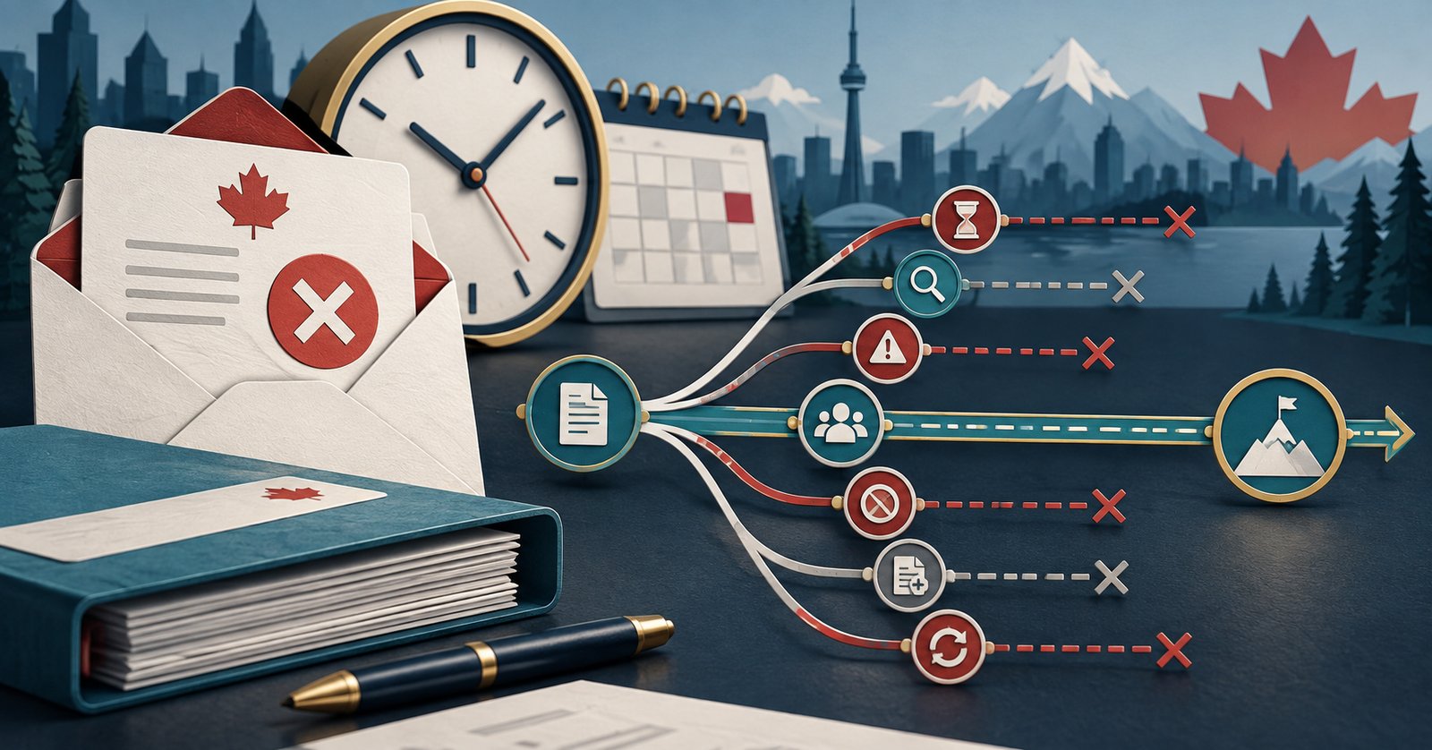 Canadian Immigration Refusal Timing Errors: 7 Mistakes That Cost Applicants Options